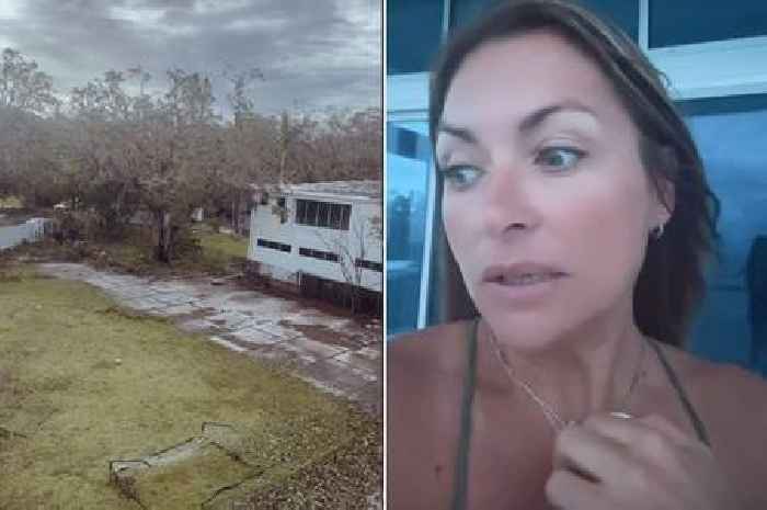 Tennis WAG who ignored hurricane evacuation defends decision as patio destroyed