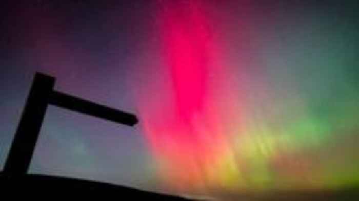 Northern Lights dance across Yorkshire skies