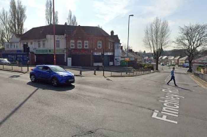 Biker rushed to hospital after crash outside shops in Kingstanding