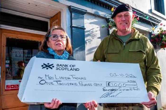 Dumfries and Galloway forces charity draw leaves Dalry resident fuelling good