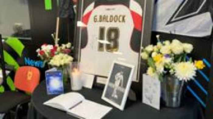 Fans pay tribute to footballer George Baldock