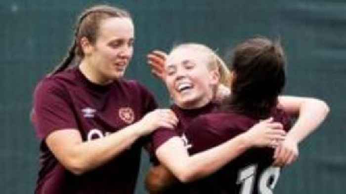 Hearts beat Celtic to close in on top two