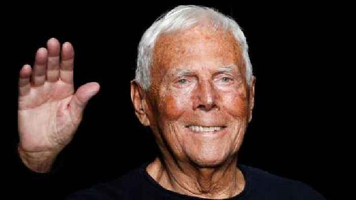 Designer Armani reveals when he plans to retire