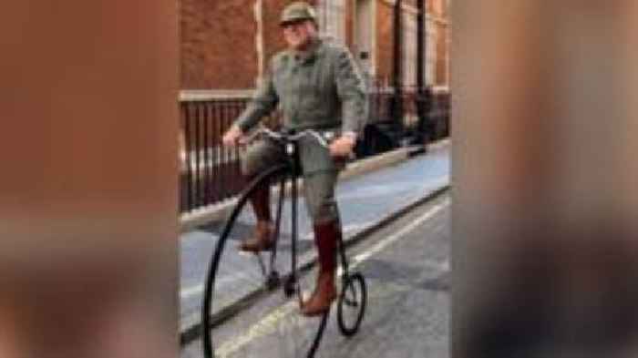 Norfolk penny farthing rider helps break records