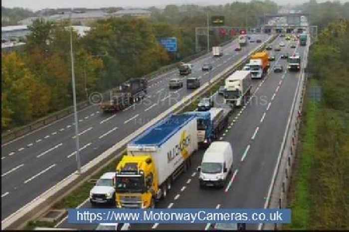 Live: M4 lanes closed by crash near Bristol with delays building