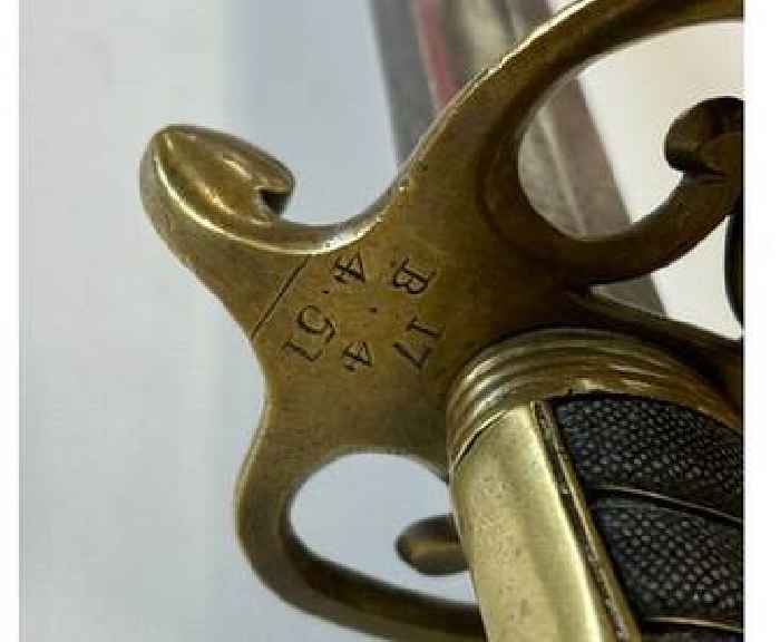Rare sword from Crimean War 170 years ago to go on sale