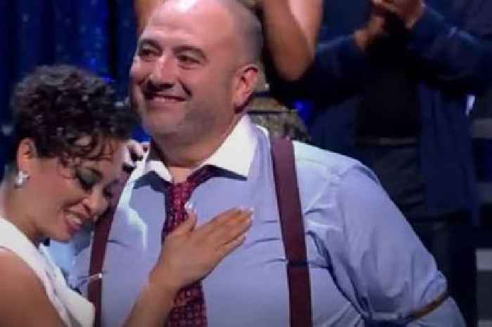 BBC Strictly fans spot 'sheepish' moment between Wynne Evans and Katya Jones on tense results show