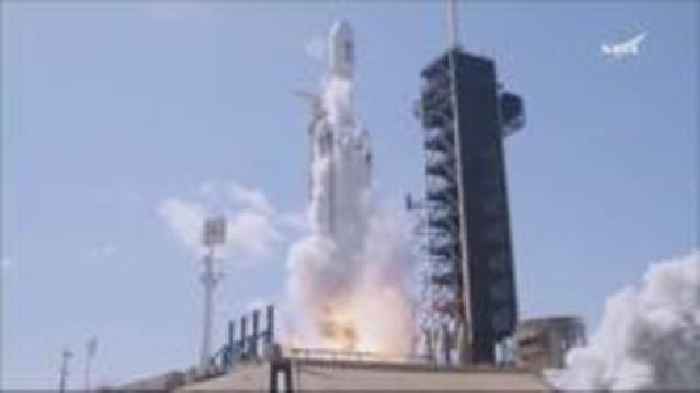 Moment Nasa spacecraft blasts off to hunt alien life