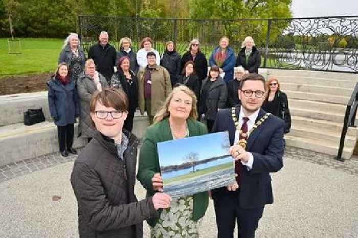 Space to reflect created at Strathclyde Park, as part of Remembering Together project