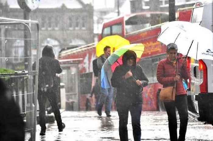 Met Office weather maps show where and when the worst of the rain will hit Wales during 18-hour warning