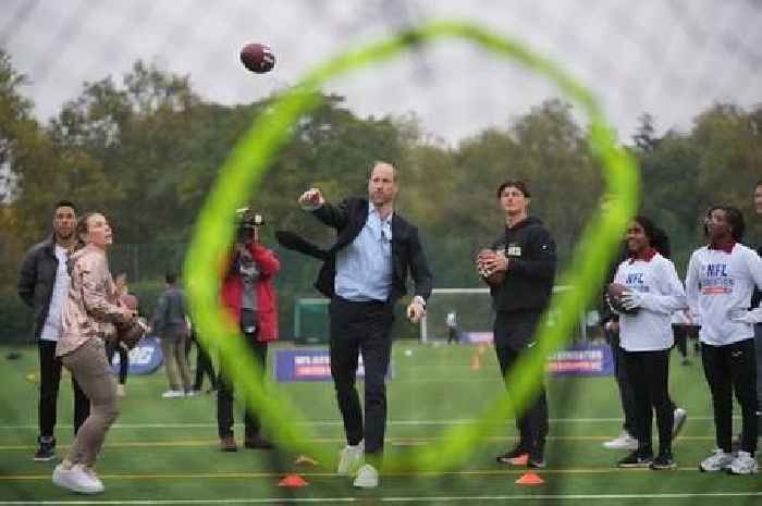 Louis Rees-Zammit blown away by Prince William's NFL talent as fans say same thing