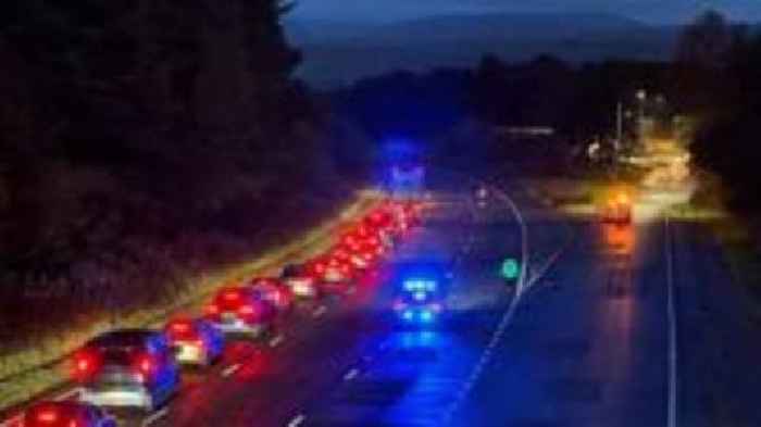 Children among five killed in 'wrong-way' M6 crash