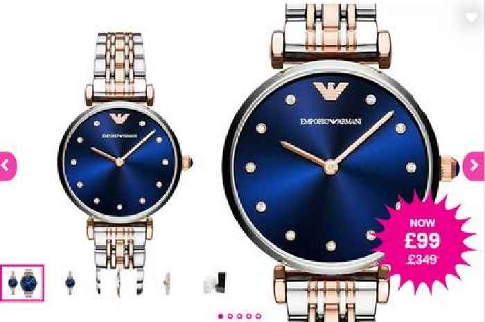 Wowcher deal gets shoppers 'elegant' Armani watch worth £349 for less than £100