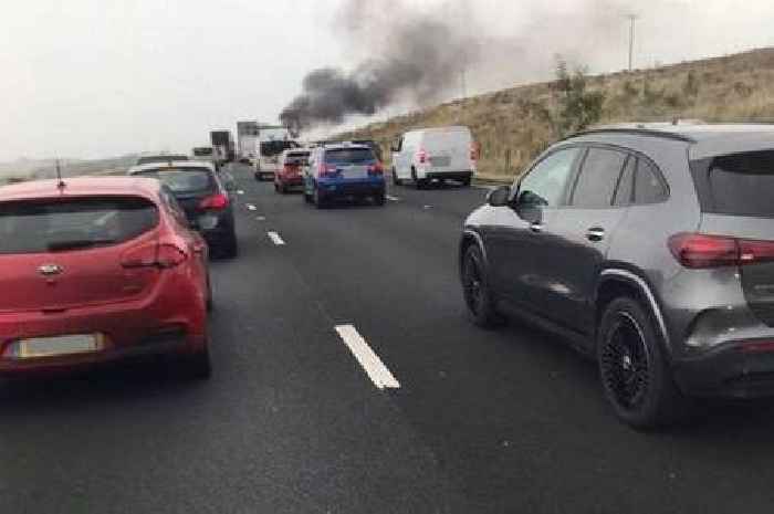 Five killed in horrific motorway crash including two children