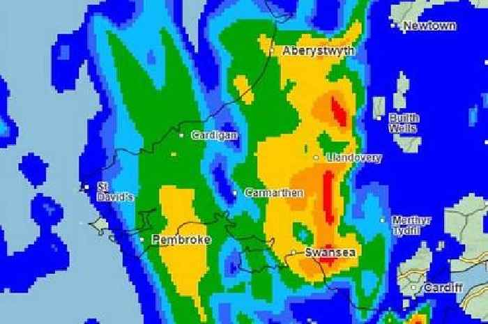 Met Office yellow weather warning live updates as hours of heavy rain threatens travel disruption and flooding