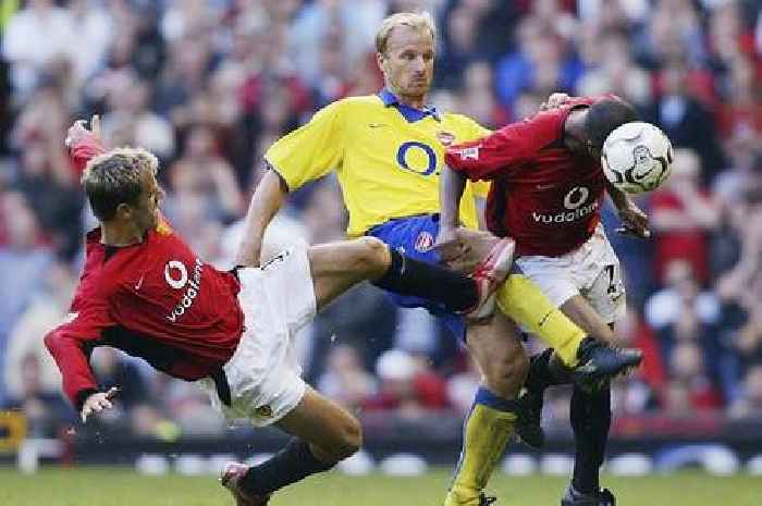 Ex-Man Utd star shock favourite for top Arsenal job after infamous 'Battle of Old Trafford' role