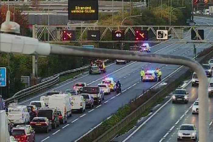 M5 traffic live: Multi-vehicle crash brings motorway to standstill