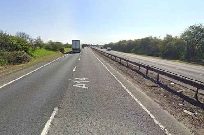 Live A14 updates as vehicle leaves carriageway in Cambridgeshire