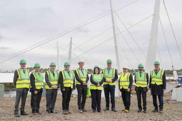 North Lanarkshire Council leader Jim Logue and Scottish and UK governments mark decade of Glasgow City Region City Deal