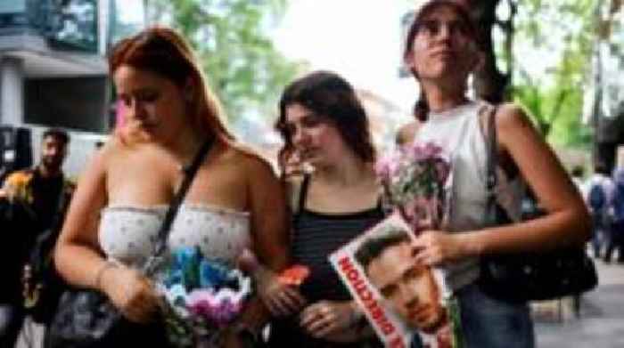 Tears and songs as Liam Payne fans in Argentina grieve