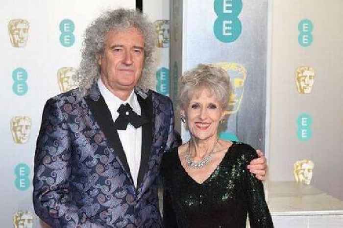 Anita Dobson tears up as she shares health update on Brian May after stroke