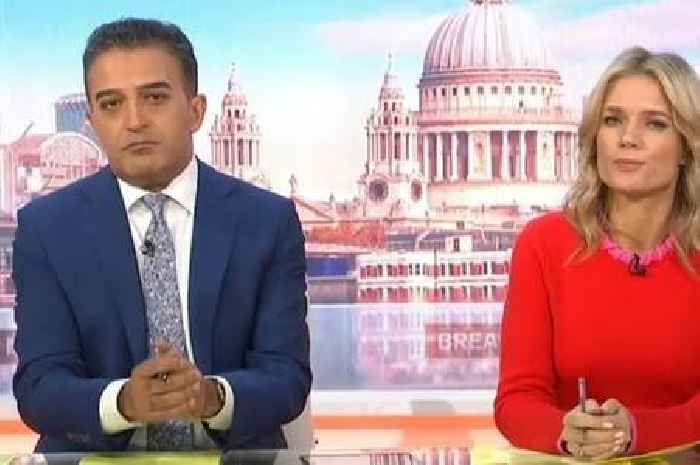 Adil Ray and Charlotte Hawkins halt ITV Good Morning Britain for 'devastating breaking news'