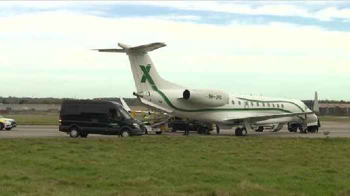 Alex Salmond's body returns home to Scotland on private flight