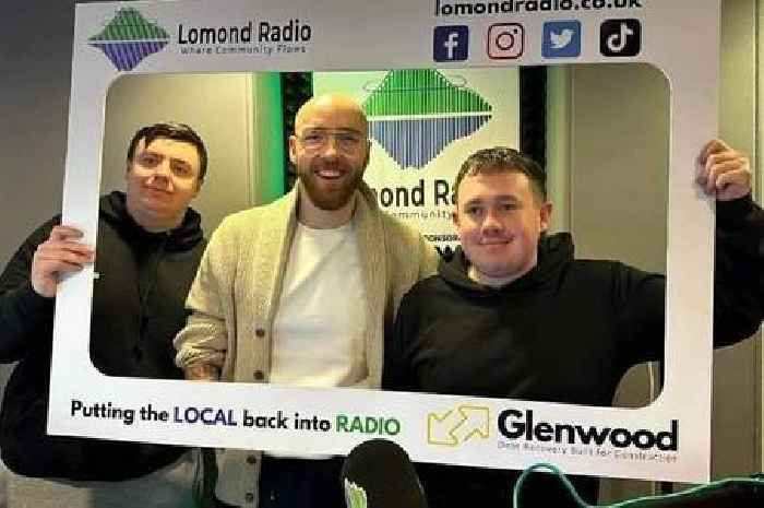 Lomond Radio presenters celebrate one year of station's Sport Show