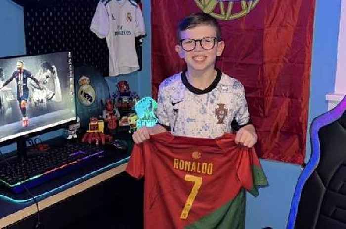 Young Ronaldo super-fan meets idol after mum 'impulse books' £400 room at Cameron House