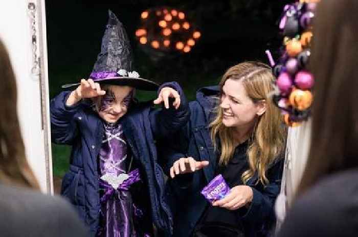 UK's first BSL-inclusive street paving way for deaf children to be included on Halloween and trick or treating for first time