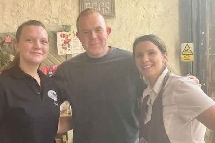 Corrie star Colson Smith back in North Staffordshire as he visits farm shop