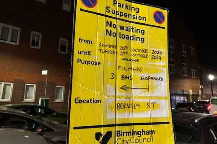 Full list of Birmingham parking suspensions in place amid rumoured Peaky Blinders filming