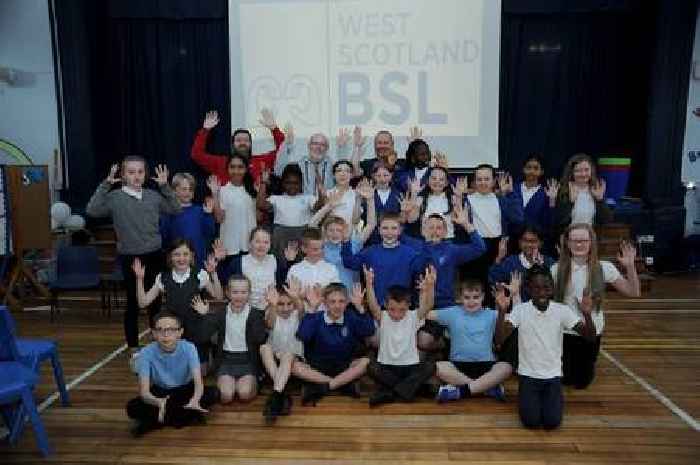 Paisley school pupils star in their own British Sign Language film