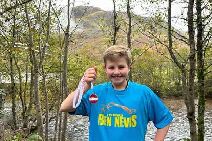 Rutherglen schoolboy scales Scotland's highest mountain to help other youngsters reach camp