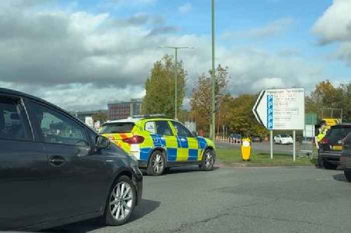 Birmingham Airport evacuation pictures as police incident halts flights