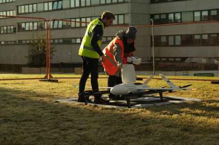 Drones fly from Ayrshire to Arran in pioneering new health scheme