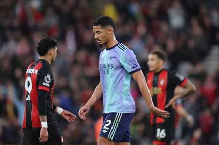 Arsenal told why William Saliba should not have been given red card in surprising new verdict