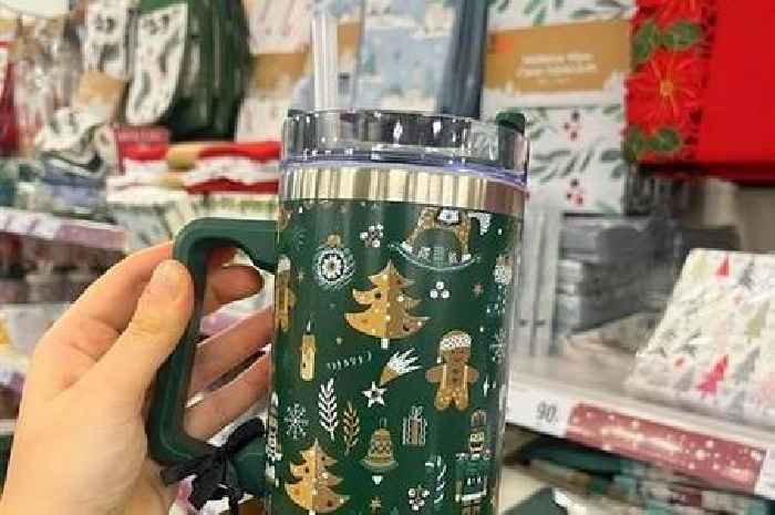 The Range shoppers race for £7 Christmas Stanley cup alternative that keeps drinks 'hot for hours'