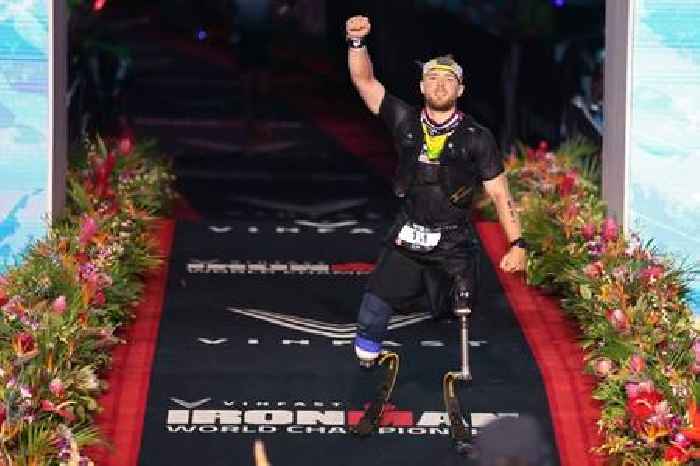 Monger eyes Paralympics and racing return after Ironman heroics