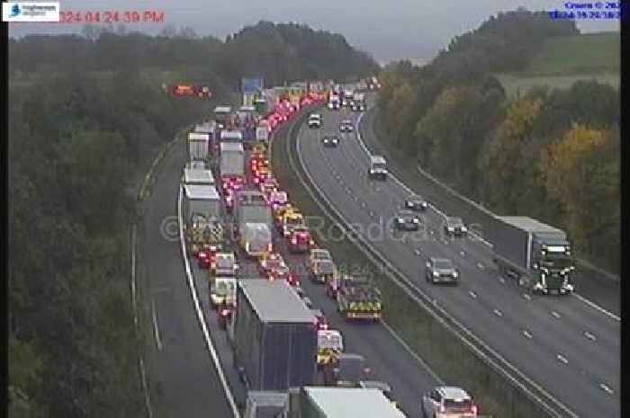 Live updates after M1 incident near Leicester