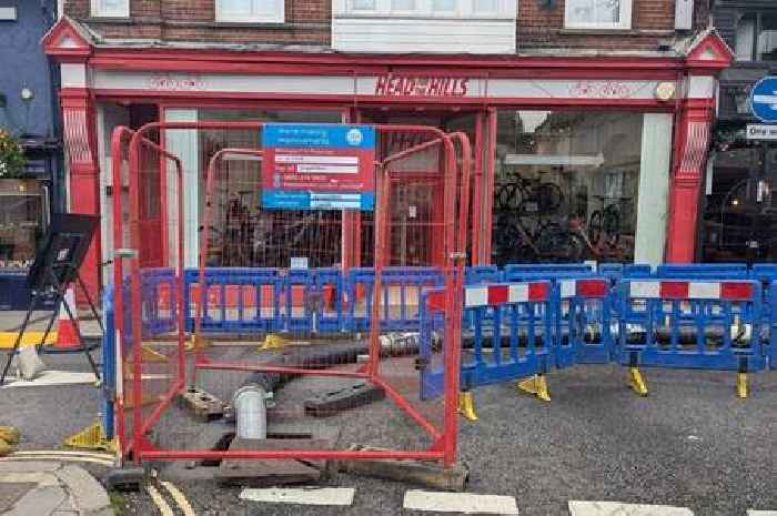 Town centre sinkhole repairs set to end after road closed for months but works will restart in 2025