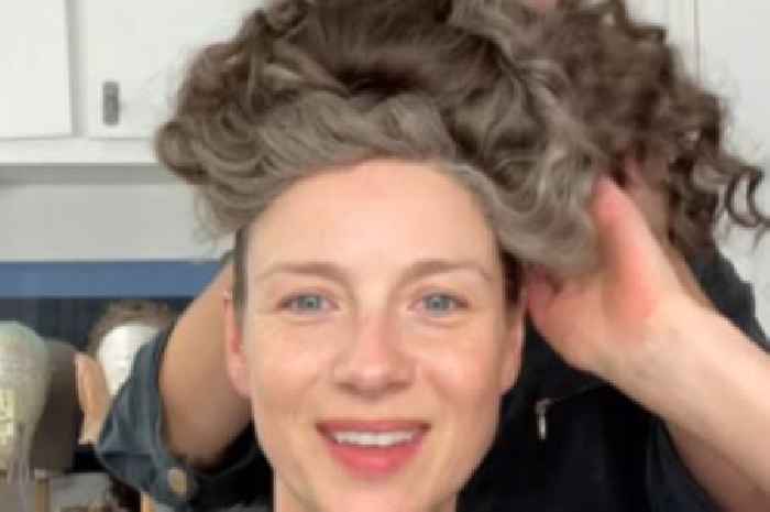 Outlander's Caitriona Balfe tearful as she removes wig for final time as filming wraps