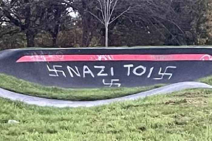 Vile Nazi graffiti daubed on children's skatepark in Glasgow