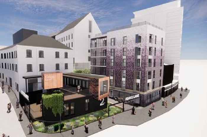 Flats and shipping container-style business units get okay for Welsh city centre