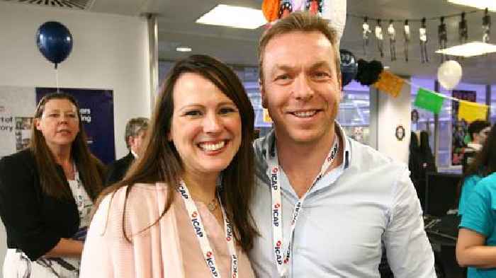 Sir Chris Hoy says 'selfless' wife kept MS diagnosis a secret during his cancer treatment