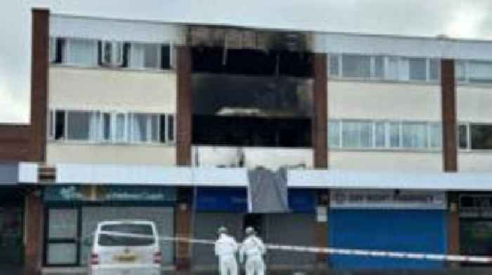 Man seriously injured in explosion at flats