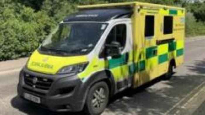 One person injured after ambulance crash