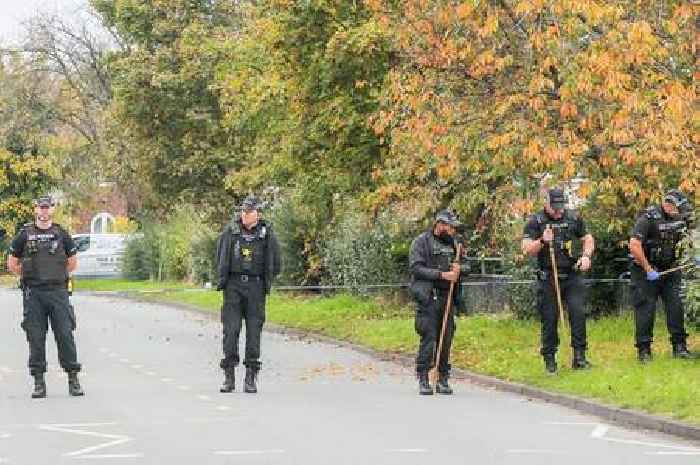 Police message to Marston Green residents as forensic teams conduct finger-tip searches