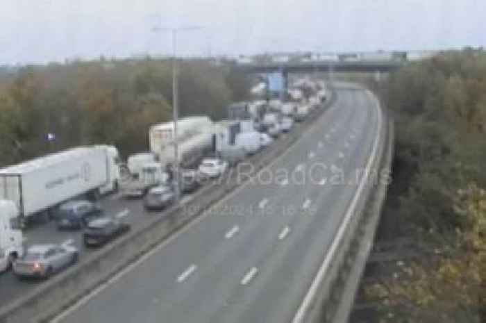 M25 Dartford Crossing traffic held in both directions as serious crash sees air ambulance land - updates