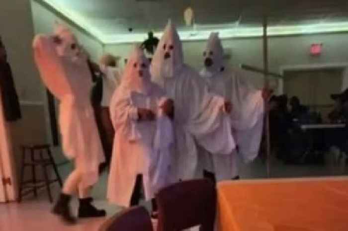 Fury as Halloween party guests dress up in Ku Klux Klan costumes